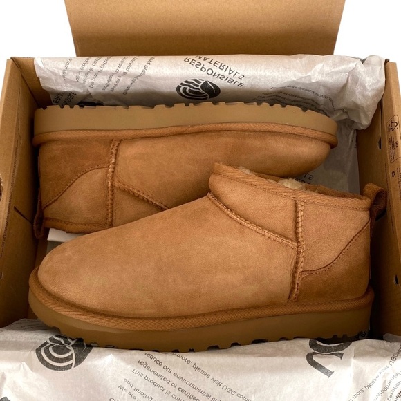 UGG Shoes - UGG Classic Ultra Mini Boot Chestnut